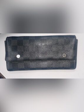 Authentic Louis Vuitton Damier Graphite Portefeuille Long Modulable Wallet
